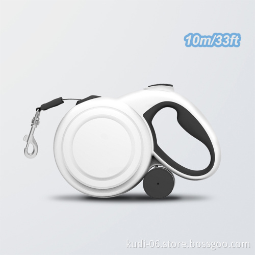 Nylon Tangle-Free Quick Release Retractable Leash for Large and Medium Dogs